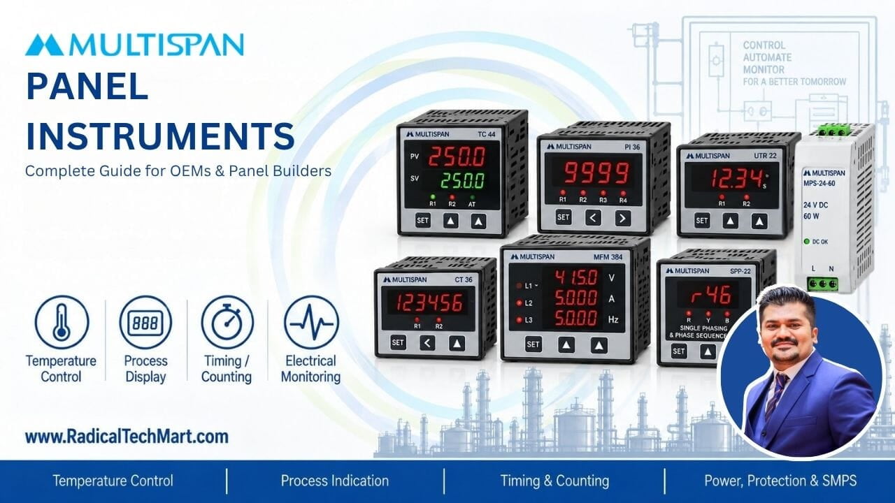 Industrial Panel Instruments: Complete Guide for Multispan OEMs and Panel Builders
